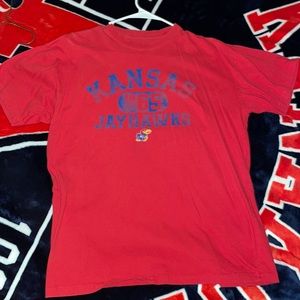 Crimson KU Jayhawks t-shirt